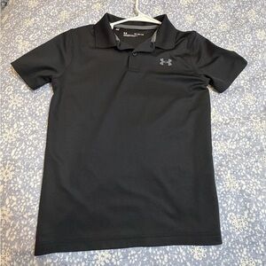 Boy’s Under Armour Jet Black Performance Polo